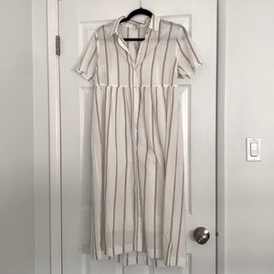 Madewell white shirt dress. Brand new, never been worn.